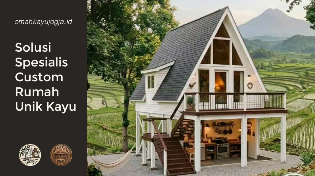 Rumah kayu modern minimalis